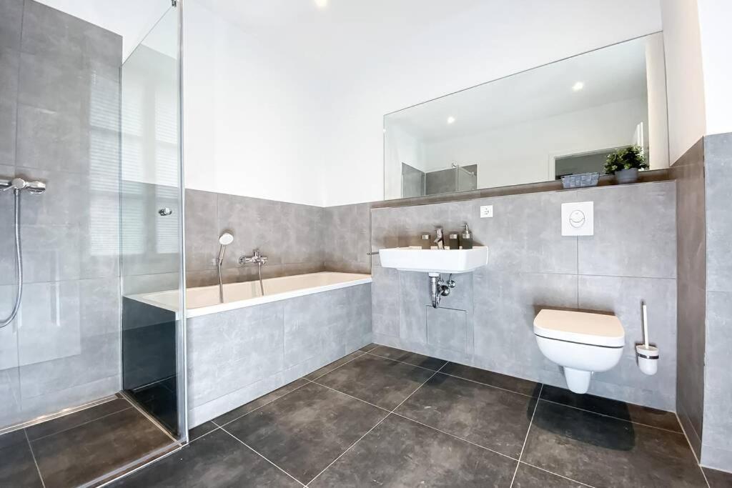 Modernes Luxus-Apartment Im Leipziger Zentrum Kültér fotó
